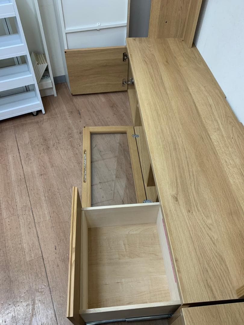 【福岡市限定】壁面テレビ台 NA・140AVハイボード 160×45×71cm