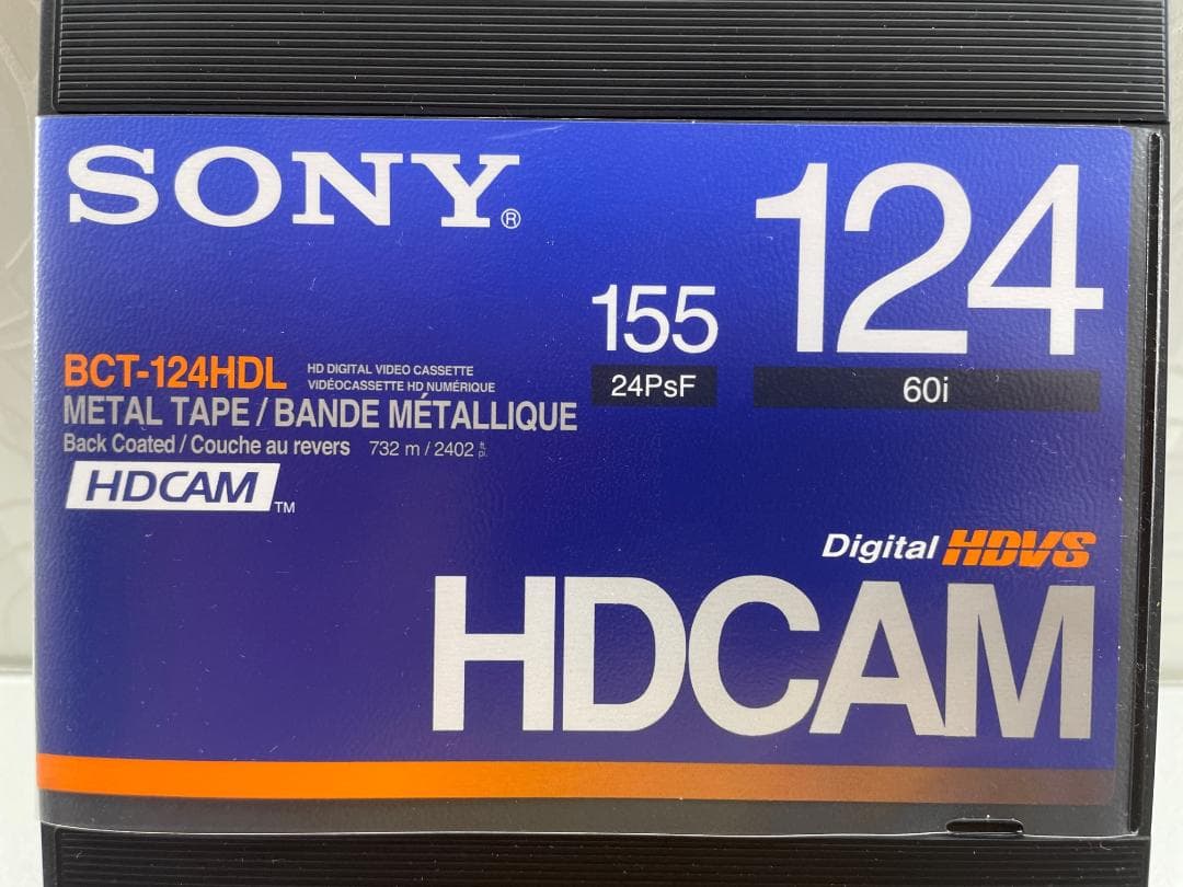 SONY HDCAM　BCTー124HDL(3本)　BCT-40HDL(16本)