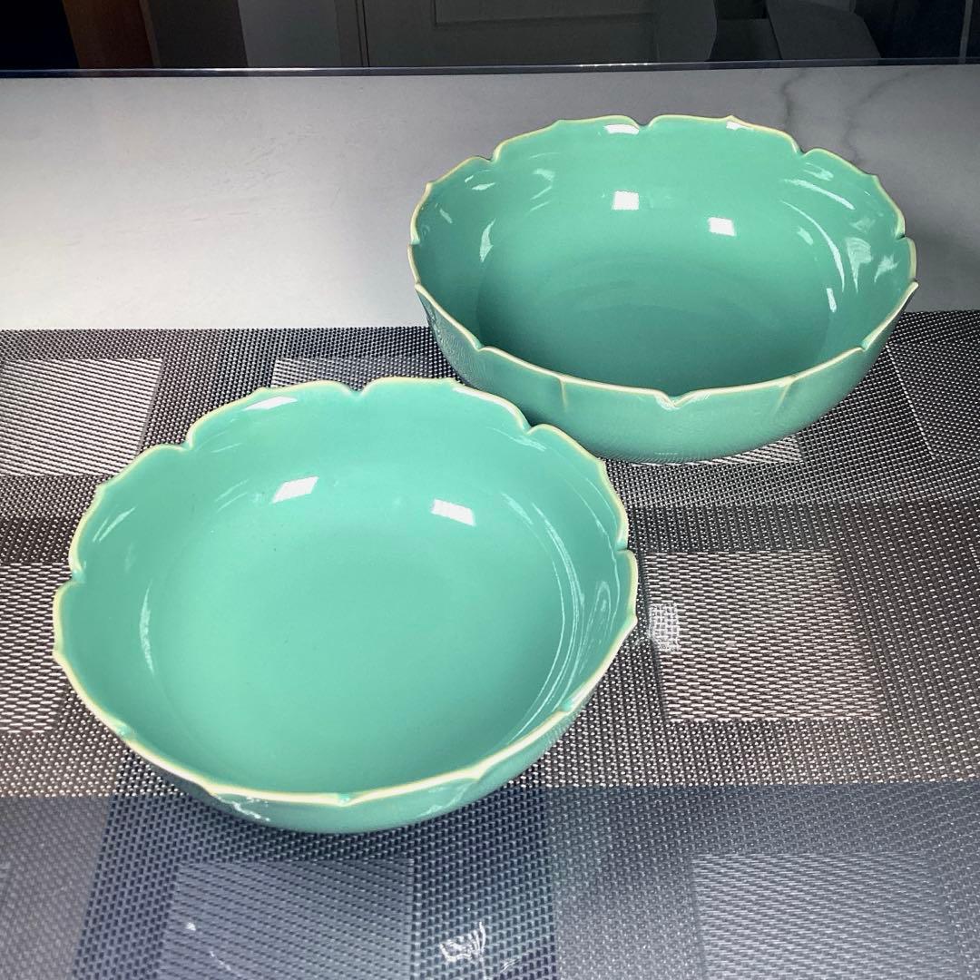 『骨董品』　たち吉　『桔梗』　中鉢　大鉢