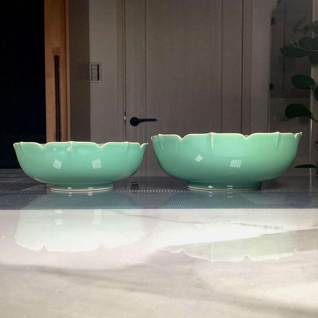 『骨董品』　たち吉　『桔梗』　中鉢　大鉢