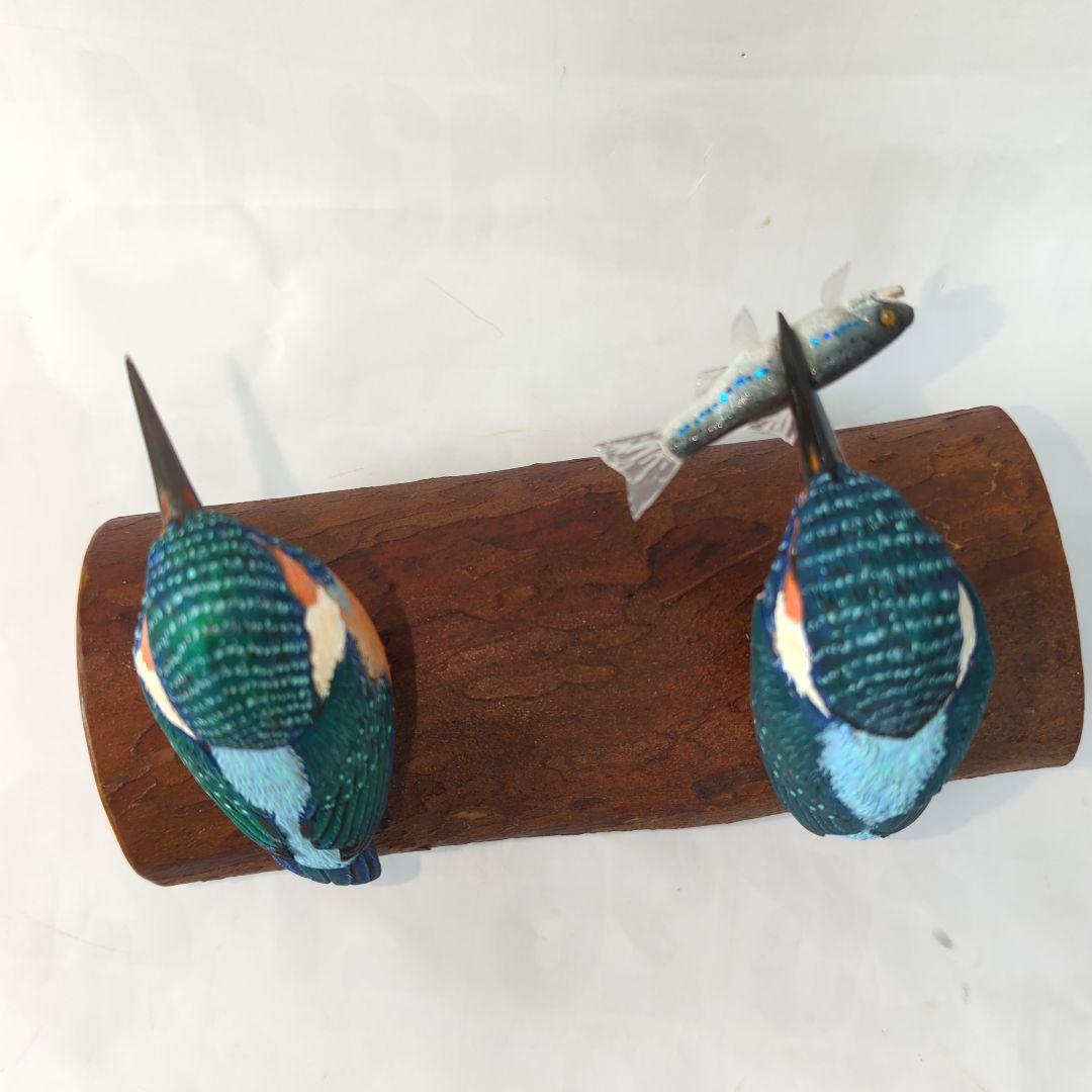 カワセミのカービング