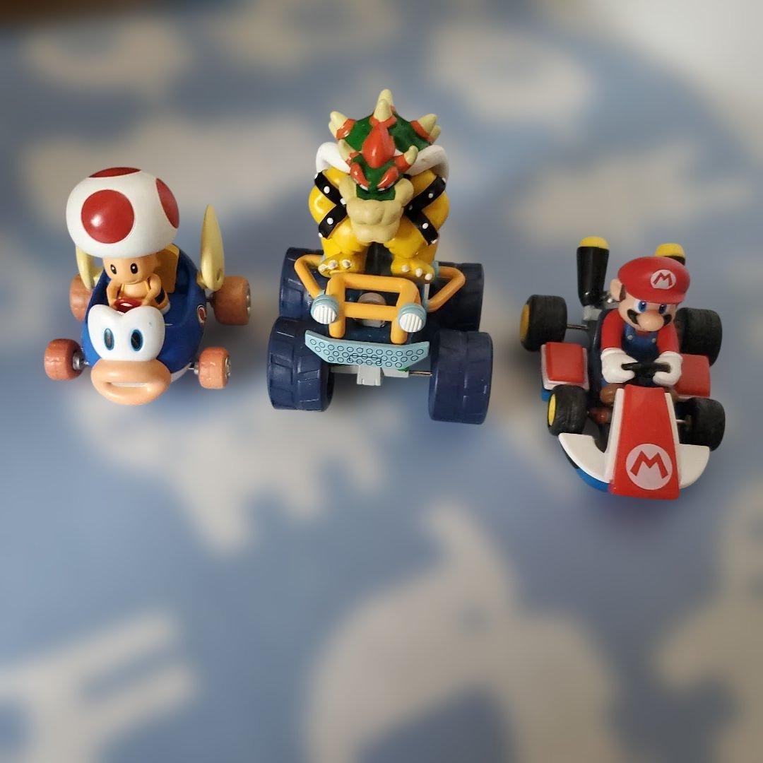 【Xmas限定値下げ】ミニカー付きスーパーマリオ 可動式フィギュアセット