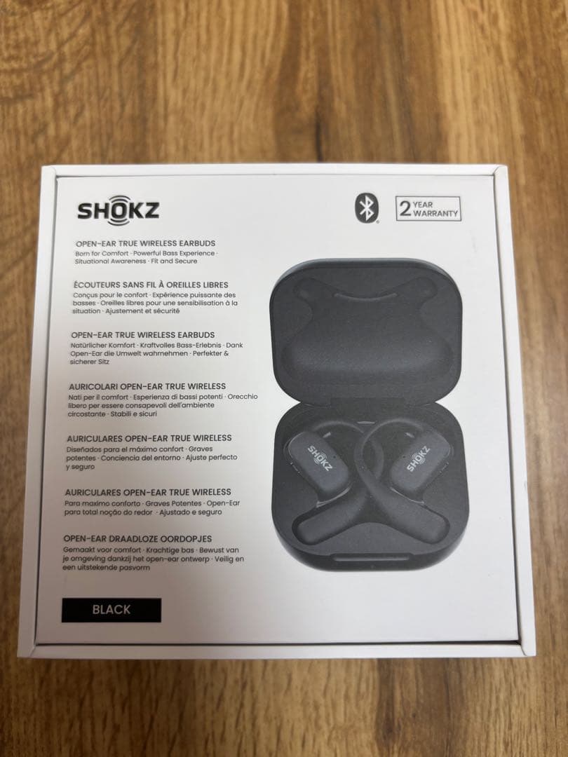 SHOKZ OPENFIT ブラック 充電ケース付き