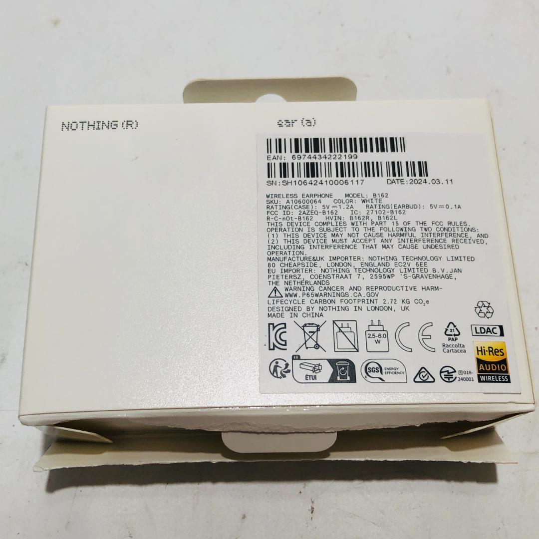 Nothing ワイヤレスイヤホン NOTHING Ear (a) イヤホンｊ2