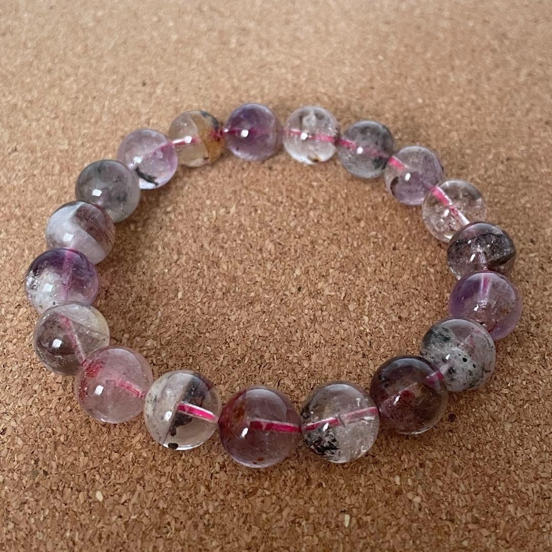 【シグシグ】スーパーセブン・ミックスルチルクォーツ　ブレスレット　２点