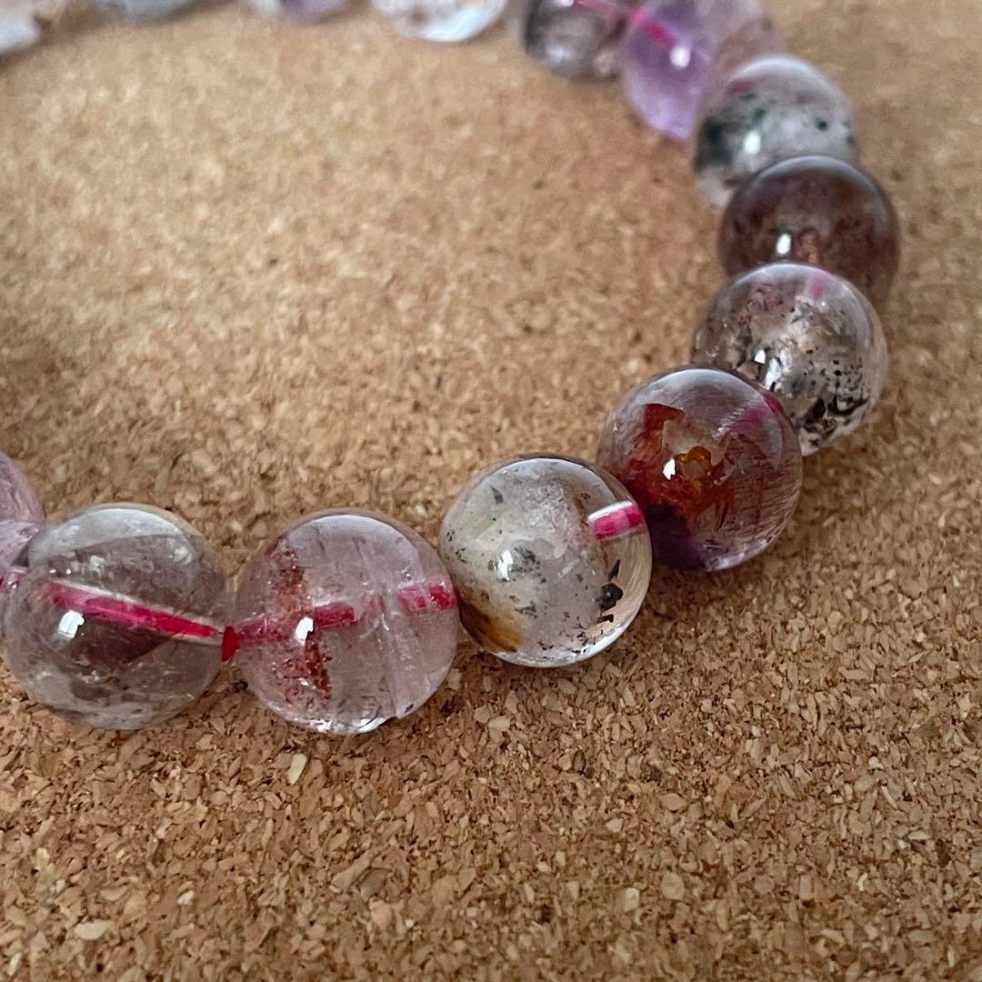 【シグシグ】スーパーセブン・ミックスルチルクォーツ　ブレスレット　２点