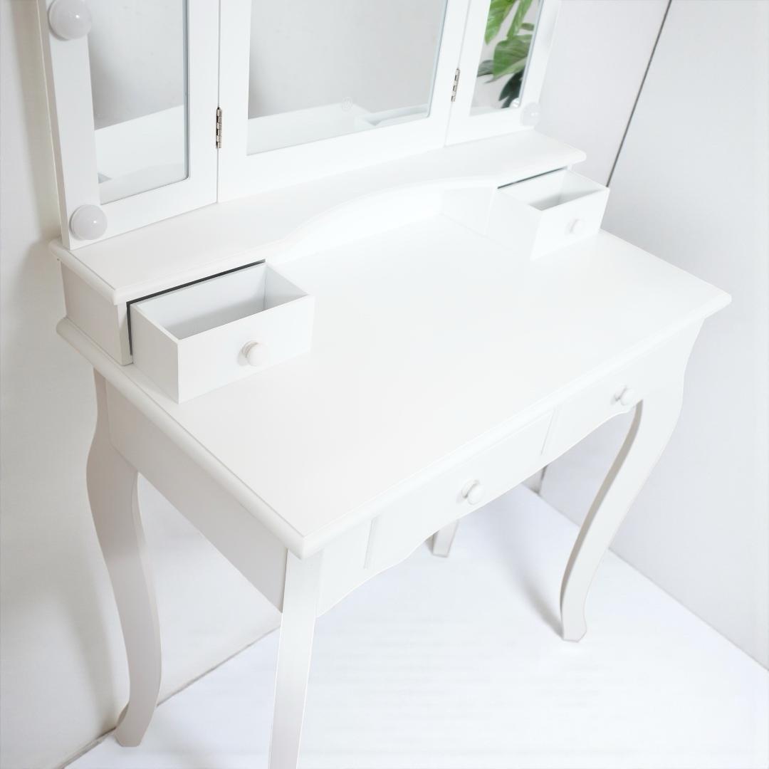 フォロー割【新品】アンティーク 調 女優ドレッサーセット