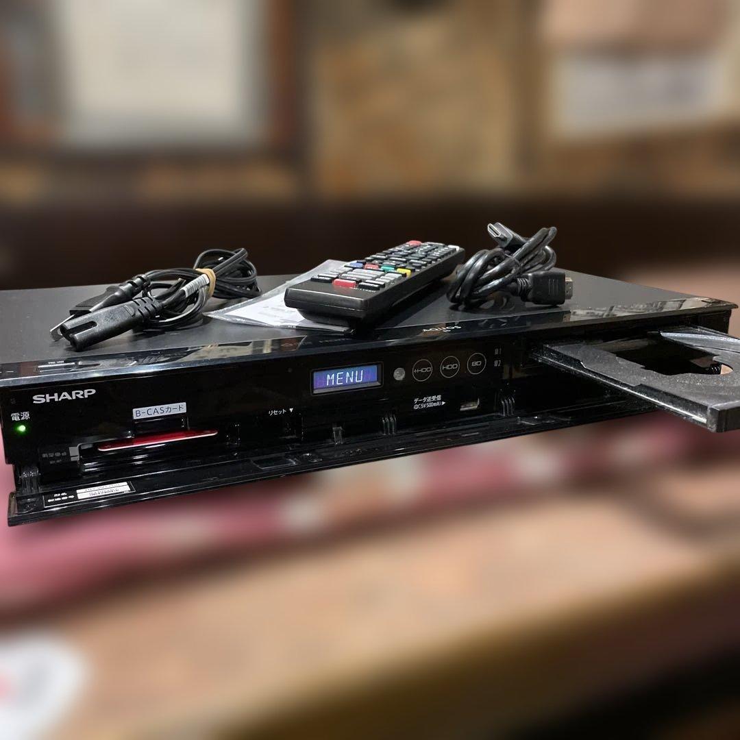 SHARP BD-W1700 12倍録 1TB 新品リモ等付フル装備 完動品！
