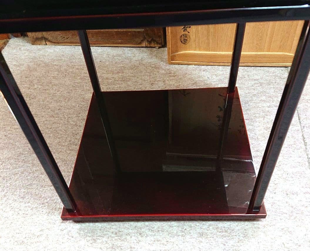 茶道具輪島塗二重棚