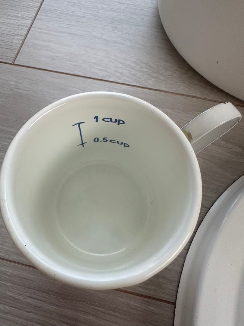 ホーロー米びつ　ライスストッカー　ヴィンテージ　ナチュラル　HP deco