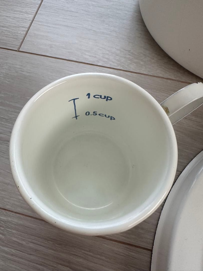 ホーロー米びつ　ライスストッカー　ヴィンテージ　ナチュラル　HP deco