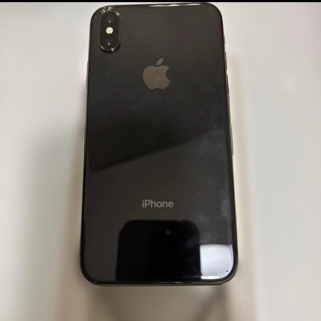 美品Apple iPhone X スペースグレー 本体