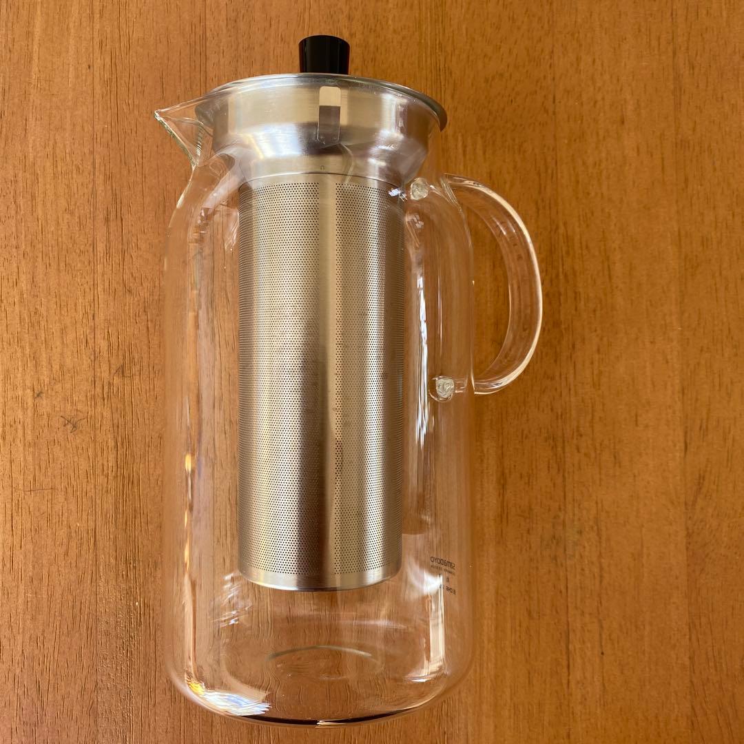 【未使用SAMADOYO】 ティーポット1200ml 耐熱 ガラスステンレス