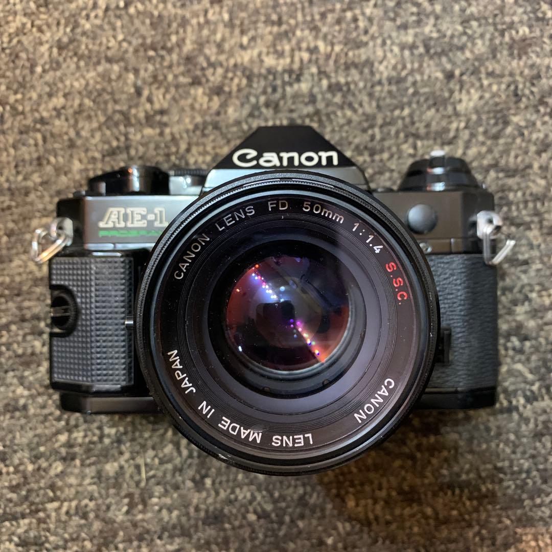 Canon AE-1 PROGRAM フィルムカメラ　タムロン レンズ 付き