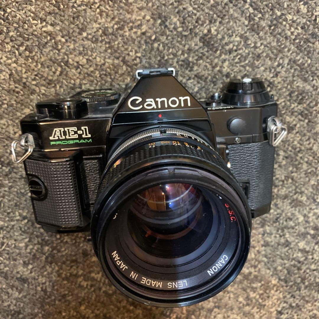 Canon AE-1 PROGRAM フィルムカメラ　タムロン レンズ 付き