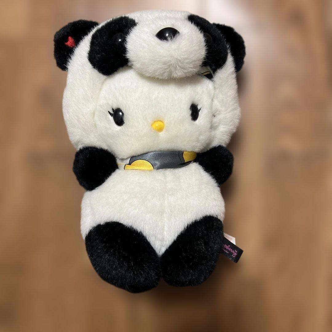 超激レアmomoberryハローキティ パンダぬいぐるみ 3体セット