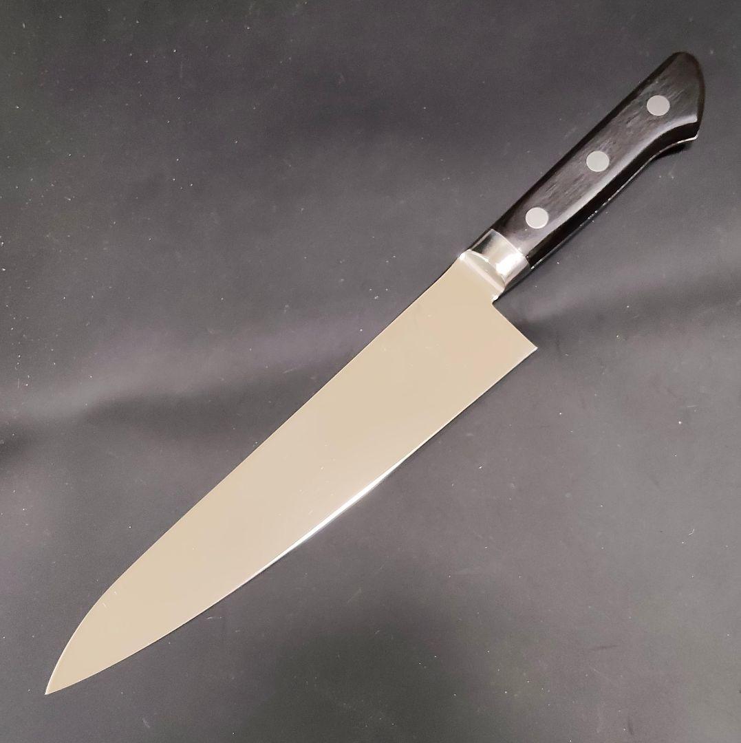 堺實光 牛刀 INOX MV鋼 両刃 21cm 包丁 鏡面 研ぎ済み