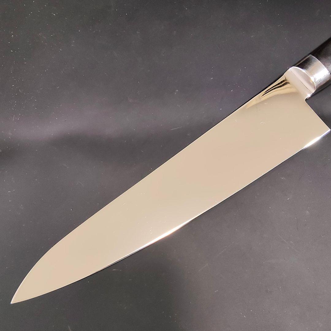 堺實光 牛刀 INOX MV鋼 両刃 21cm 包丁 鏡面 研ぎ済み