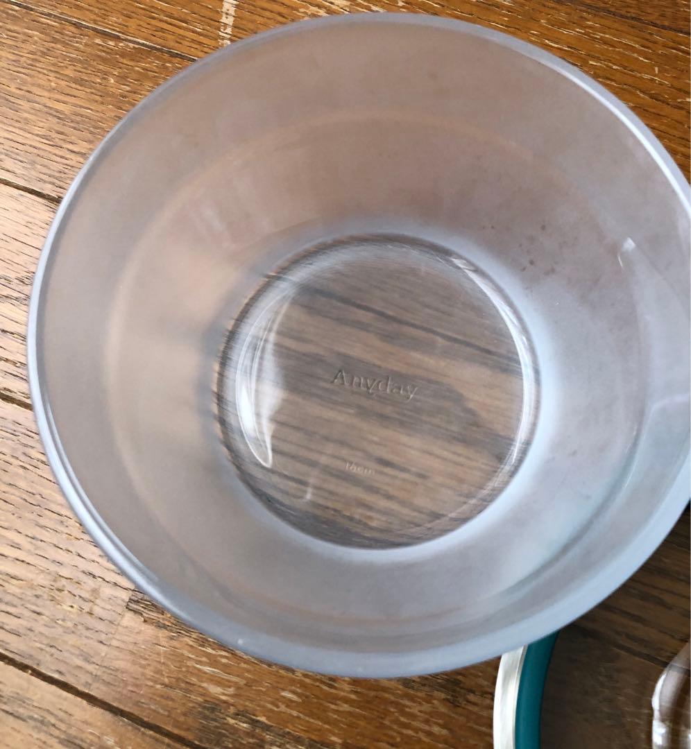MEYERマイヤーAnydayエニディ耐熱ガラスボウル16㎝/18㎝ 2点セット