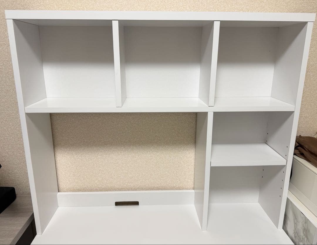 LOWYAホワイト パソコンデスク コンパクトデスク 組立済