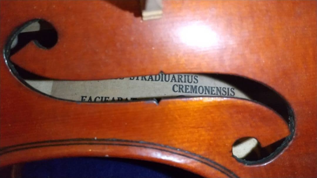 ストラディバリバイオリン 本体 ケース付 ジャンク