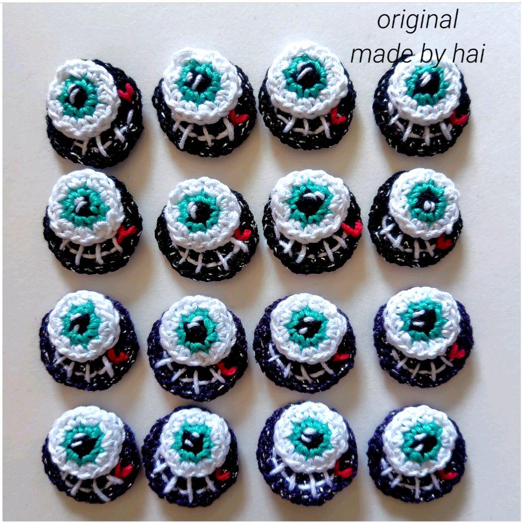 くまちゃん様■ハロウィン＊オーダー＊レース 編み モチーフ■