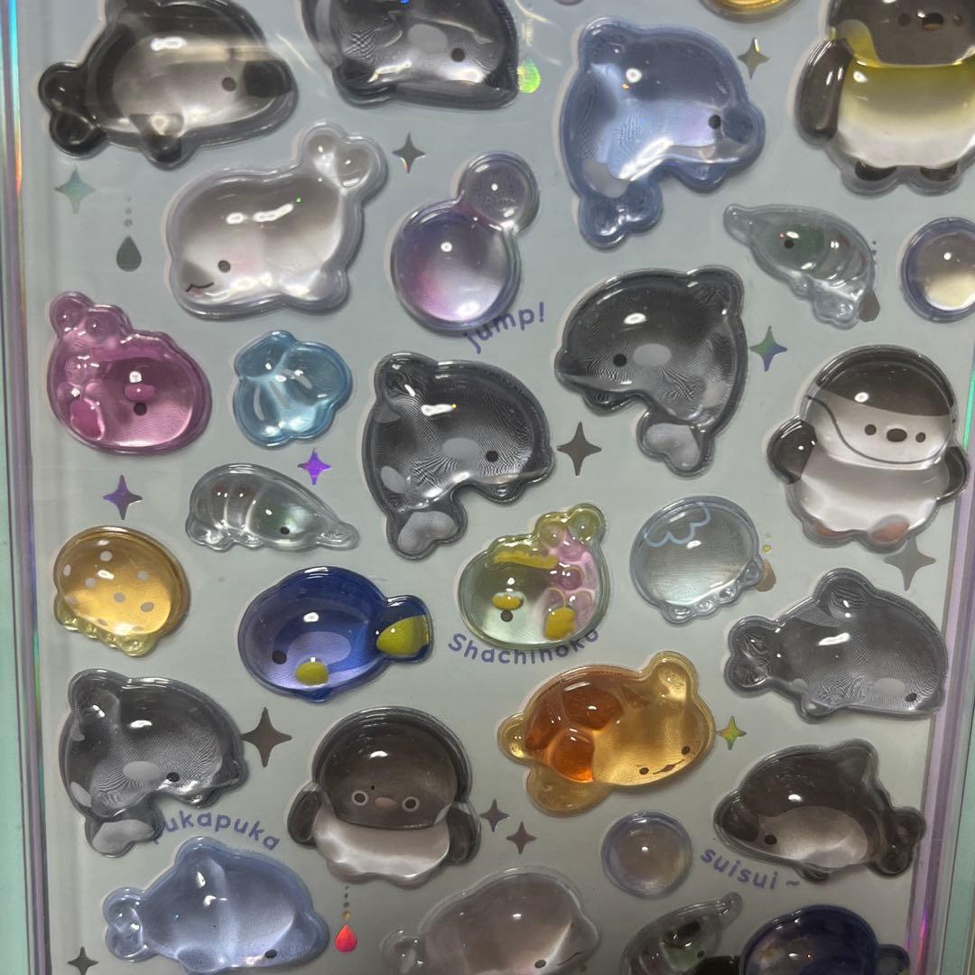 名古屋港水族館 ボンボンドロップシール