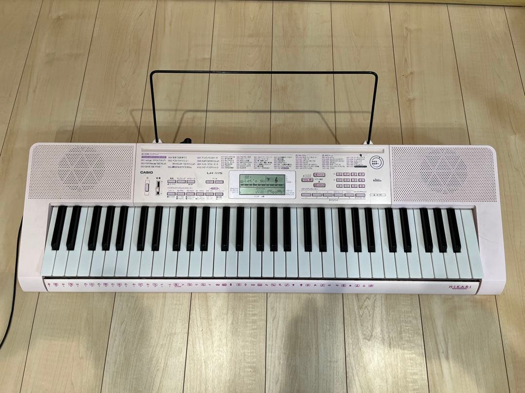 カシオ　光ナビゲーションキーボード　LK-115