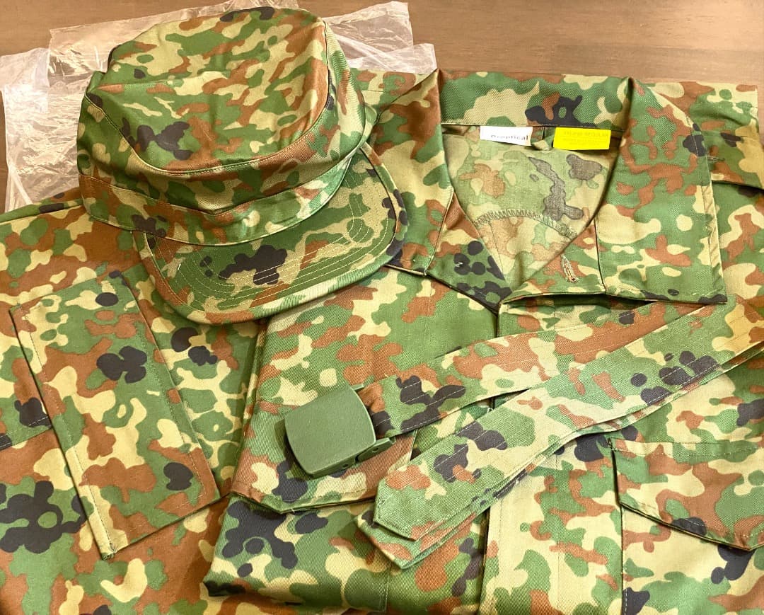【新品】Broptical 陸上自衛隊タイプ 迷彩服 戦闘服 BDU フルセット