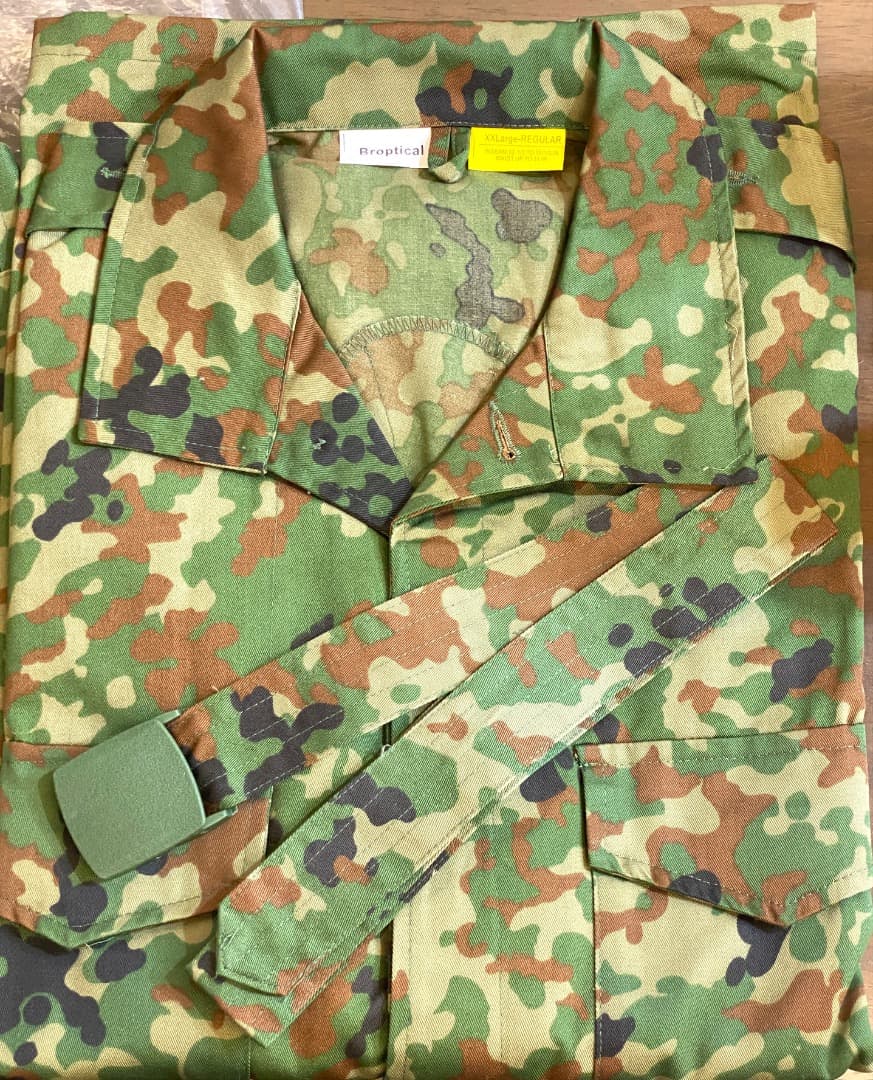 【新品】Broptical 陸上自衛隊タイプ 迷彩服 戦闘服 BDU フルセット
