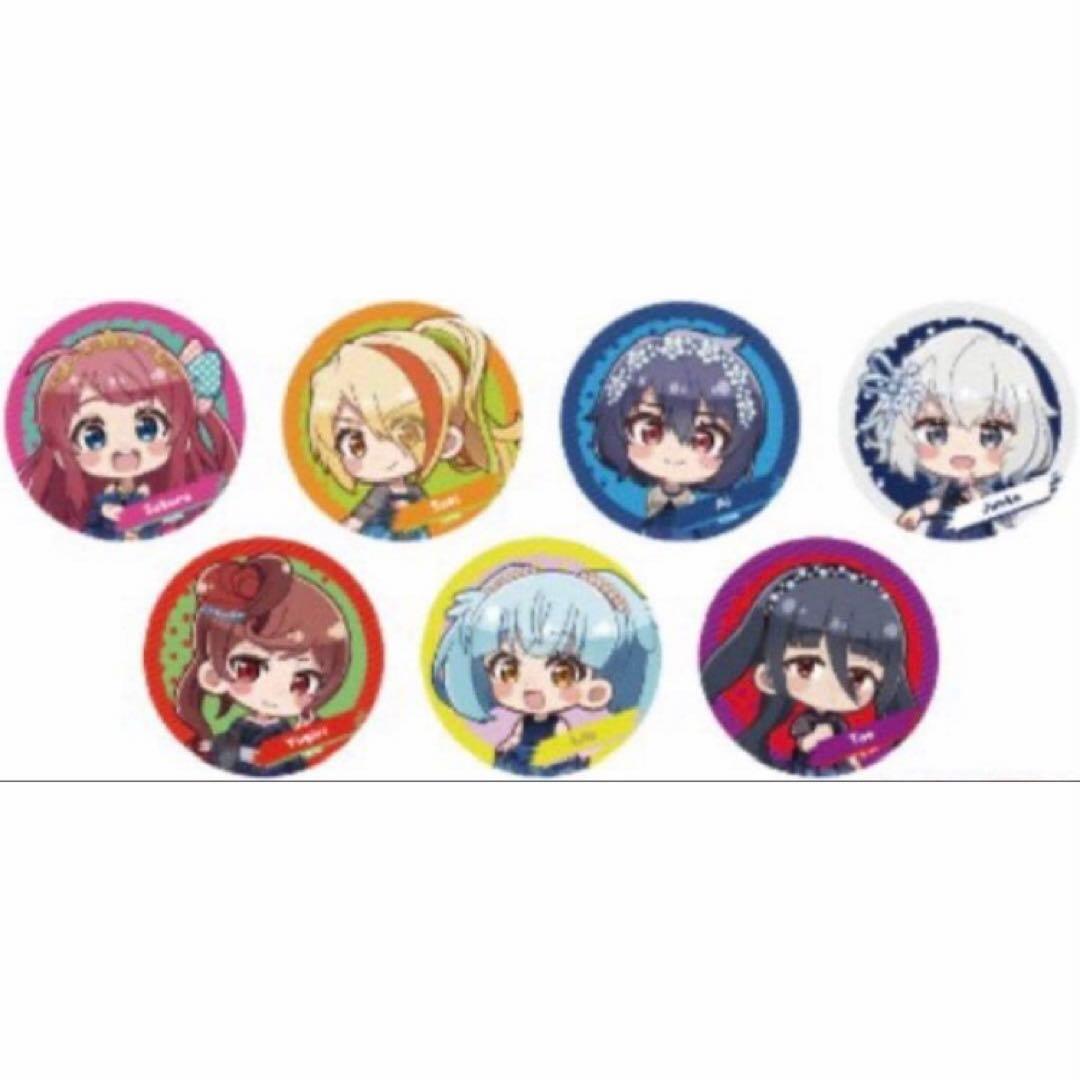 未開封7点　劇場版　ゾンビランドサガ　星空ドレス　ミニキャラ　缶バッジ　コンプ