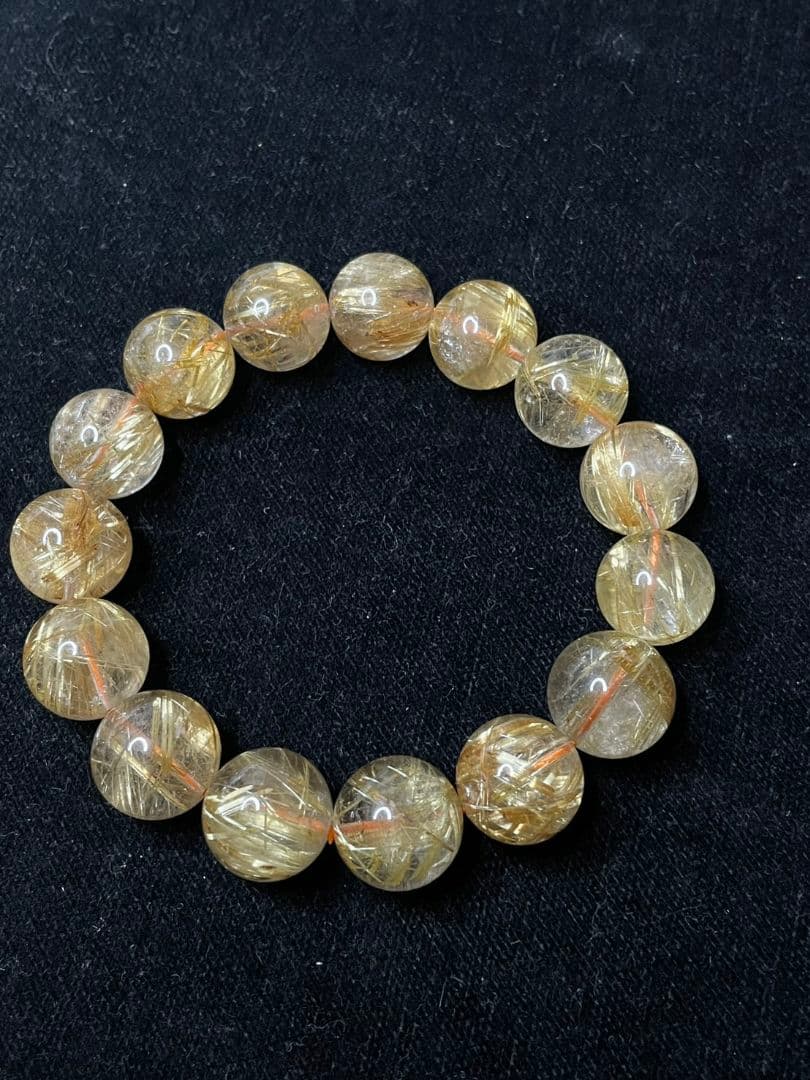 大玉！14㎜台　タイチンルチル　透明感抜群