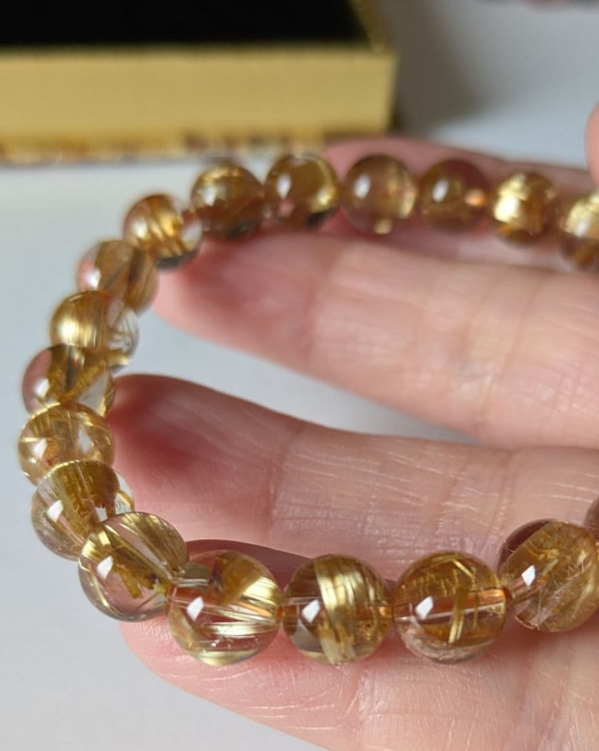 タイチンルチル ブレスレット 天然石 パワーストーン アクセサリー