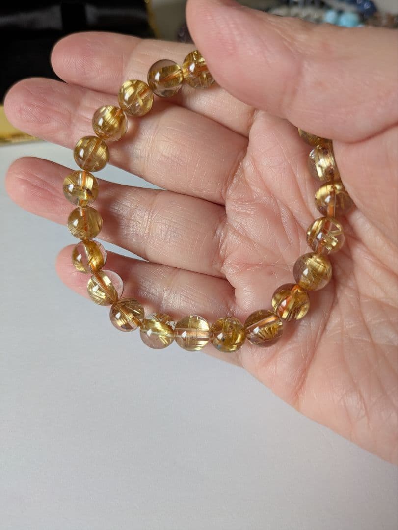 タイチンルチル ブレスレット 天然石 パワーストーン アクセサリー