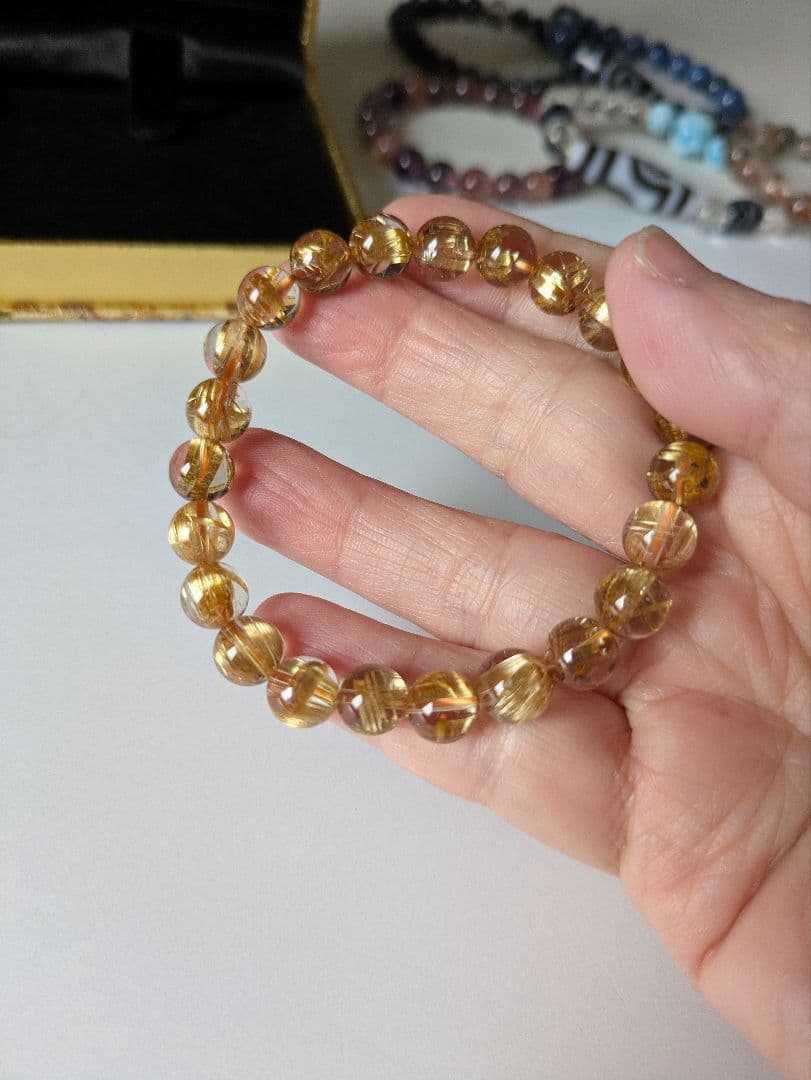 タイチンルチル ブレスレット 天然石 パワーストーン アクセサリー