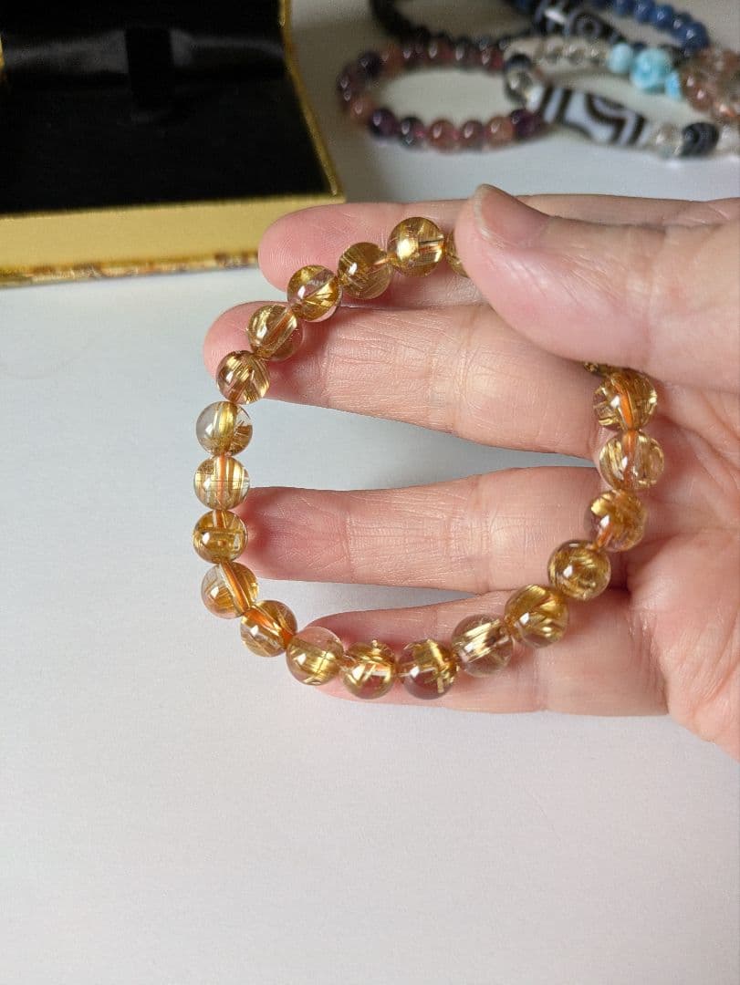 タイチンルチル ブレスレット 天然石 パワーストーン アクセサリー