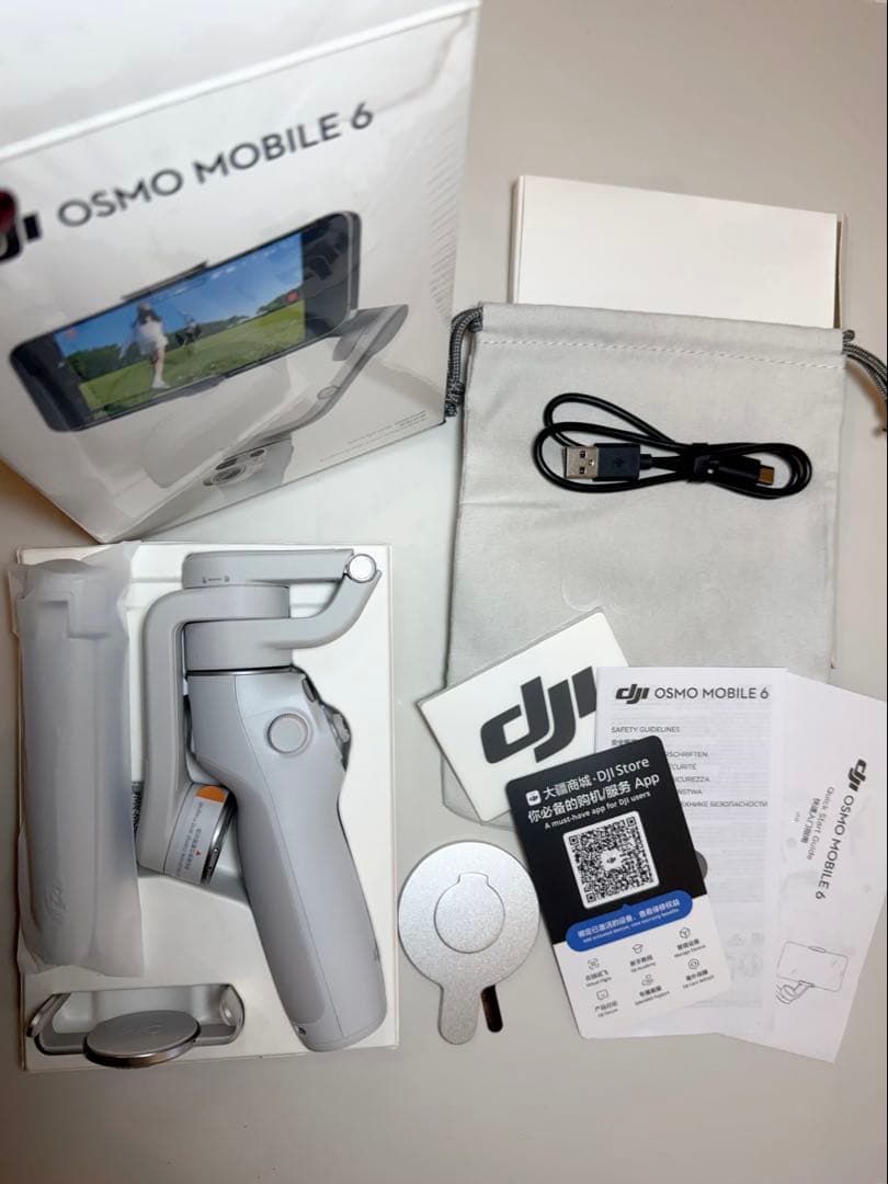 美品DJI ジンバルOsmoMobile6＋磁気アダプターマウント