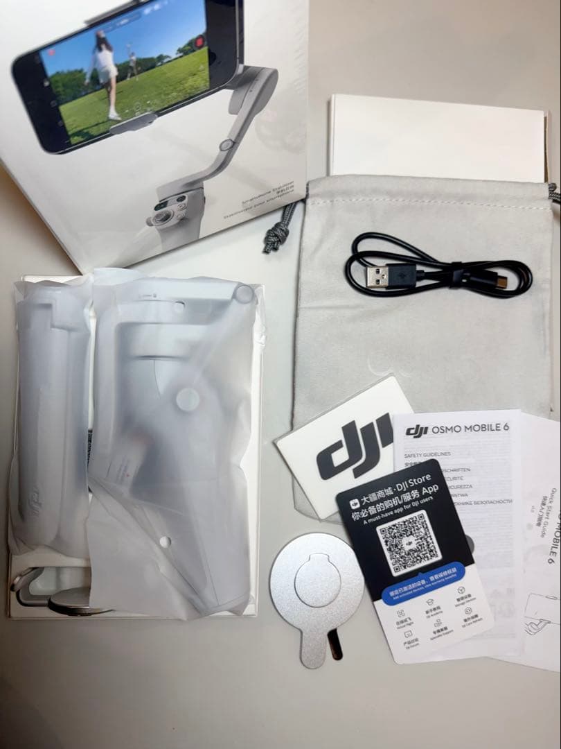 美品DJI ジンバルOsmoMobile6＋磁気アダプターマウント