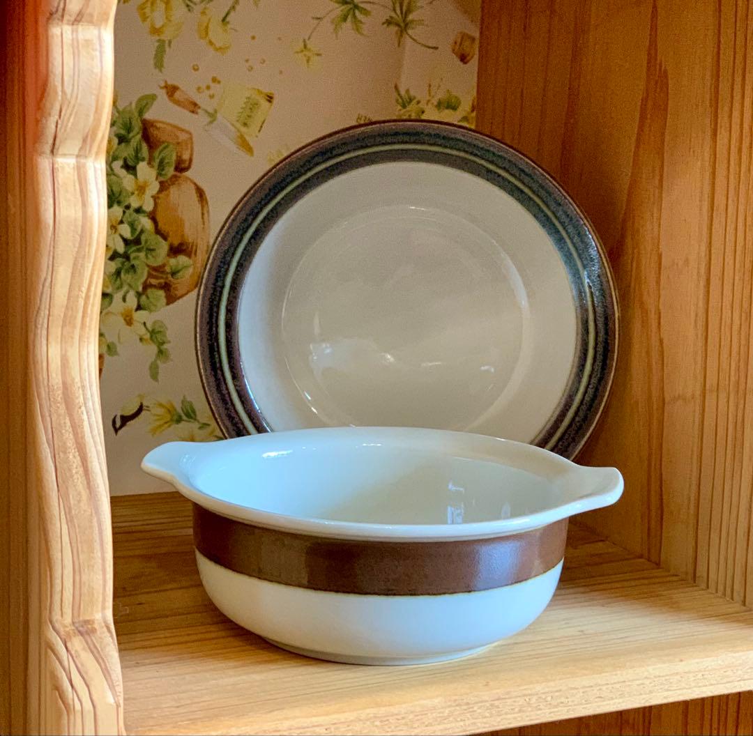 ARABIA【Karelia】スウプボウル&プレートセット《貴重・美品》