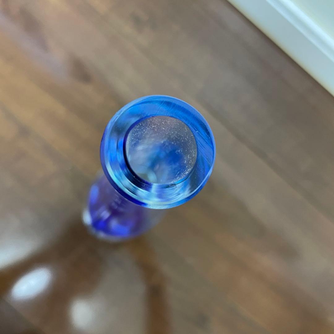 ムラーノガラス　formia 花瓶　フラワーベース　ブルー