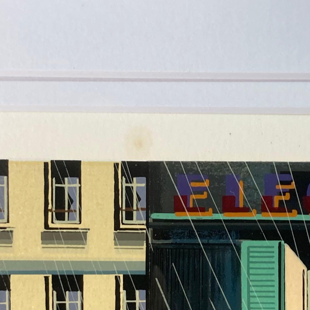 【真作】ヒロ・ヤマガタ「フォーシーズンズ 秋」シルクスクリーン 直筆サイン 版画