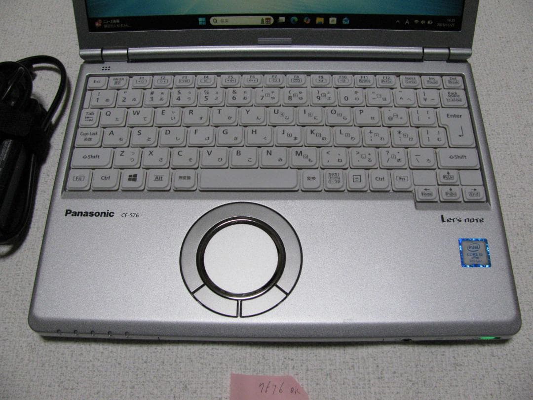 7576レッツノート CF-SZ6 i5 8G SSD 256GB オフィス付き