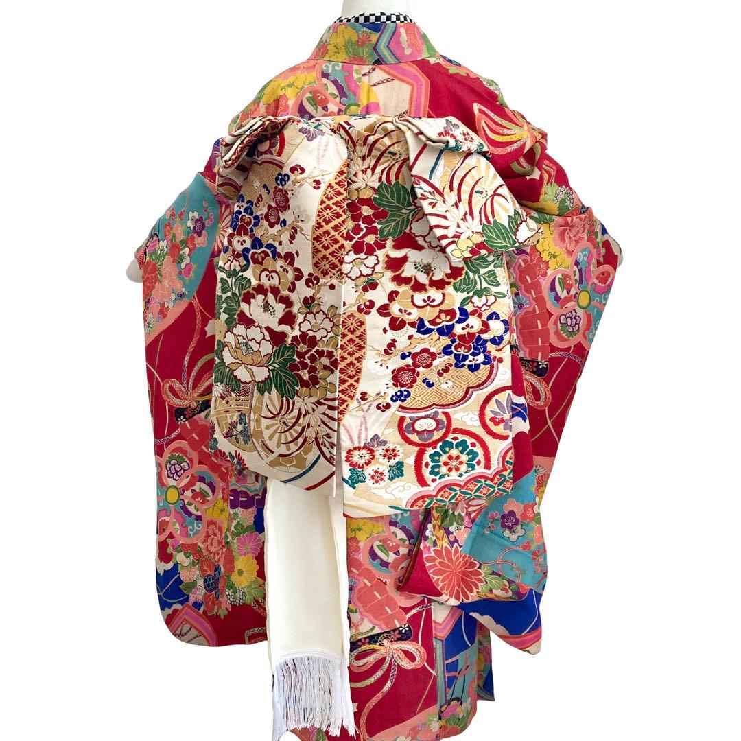 ★ゆうです★アンティーク女の子 子供着物 七五三 アンティーク着物 NO5