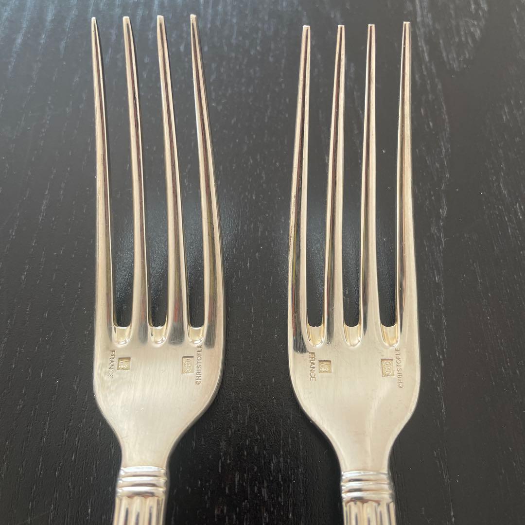 美品　クリストフル　アリア　カトラリーセット