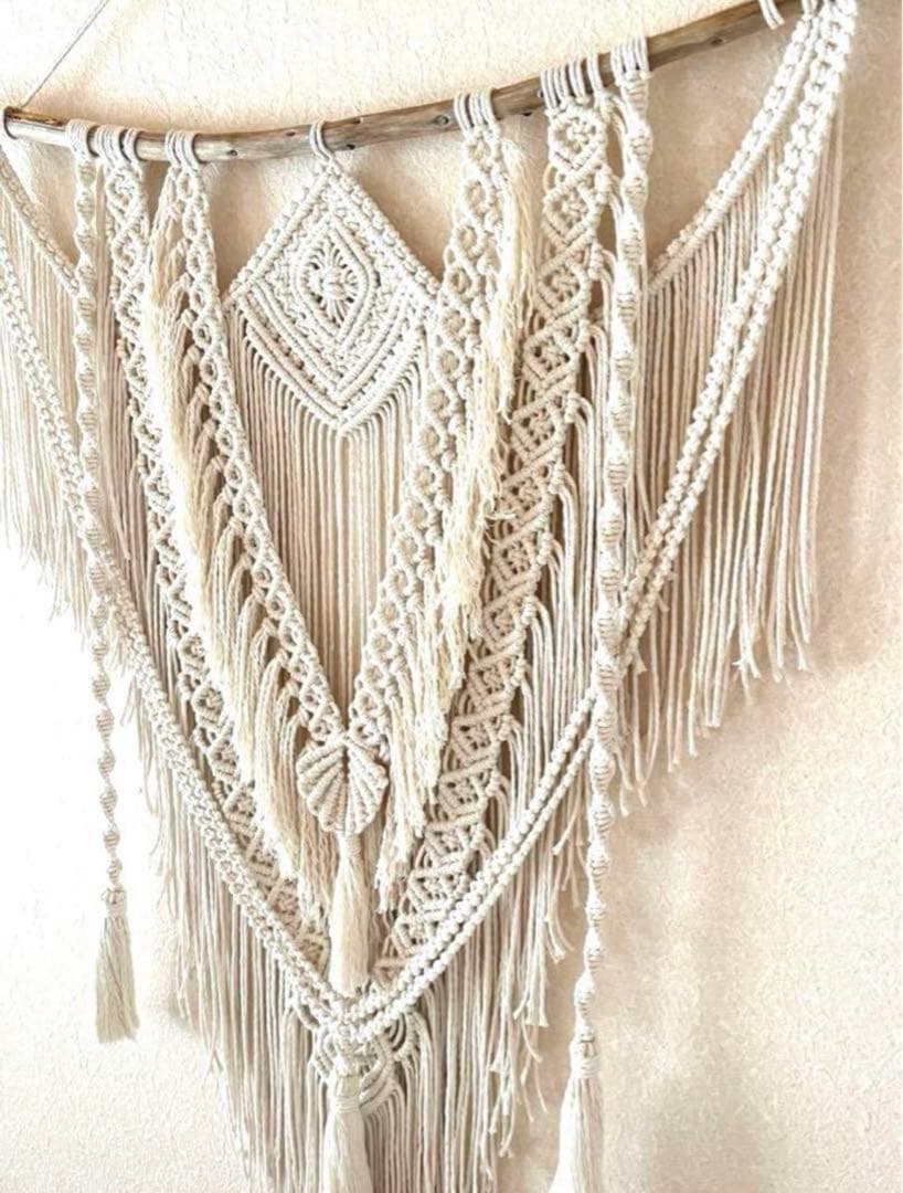 マクラメタペストリー★超BIGサイズ　流木　北欧 ボヘミアン風