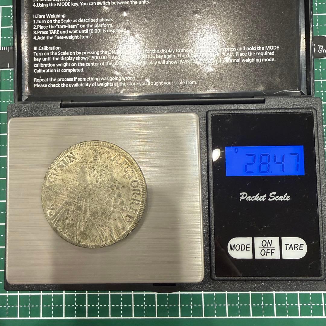 ツ*モ様 No.53 アンティーク 銀貨 ラグサ 1タレロ 1773 クロアチア