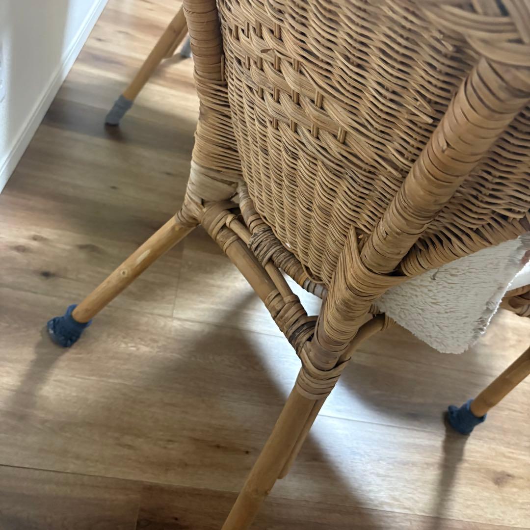 IKEA イケア ラタン製アームチェア 2脚 AGEN アーゲン