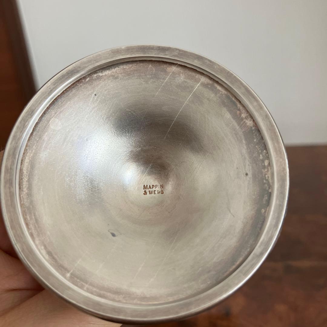 マッピン＆ウェッブ社　銀製　コップ　小物入れ　ゴブレット