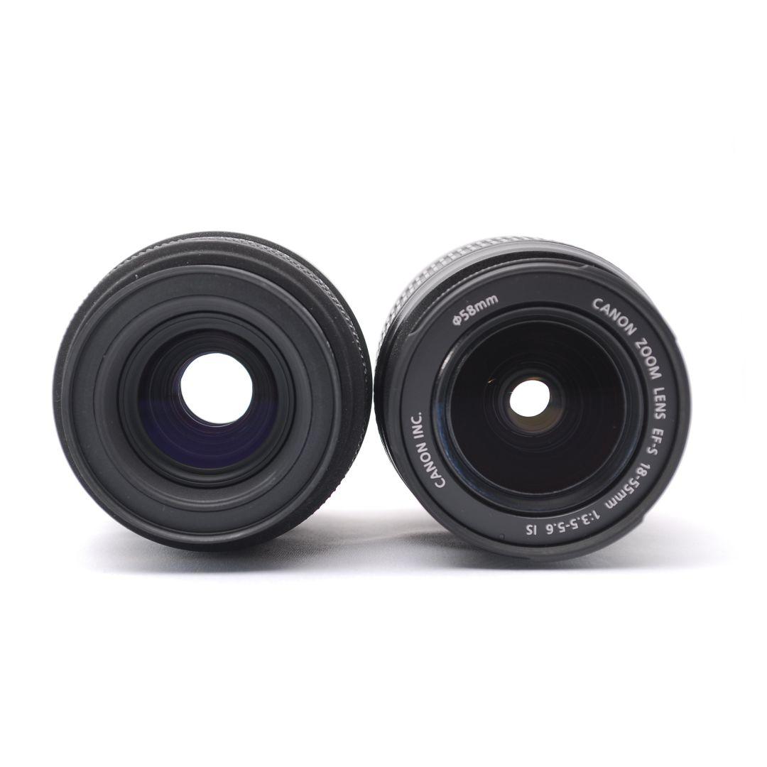 ❤即購入1000円OFF❤Canon Kiss X4 マクロ単焦点 ダブルレンズ