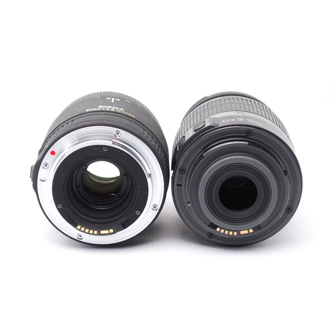 ❤即購入1000円OFF❤Canon Kiss X4 マクロ単焦点 ダブルレンズ